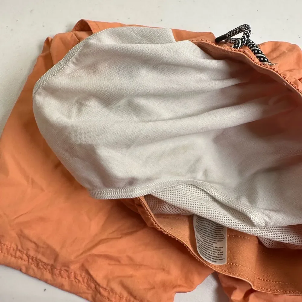 EUC Art Class Boys Orange Swim Shorts Elastic Waist - Size Medium 8/10